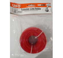 Леска для триммера нейлоновая UFO HOBBY LINE 2,7мм х 60 м (квадрат)