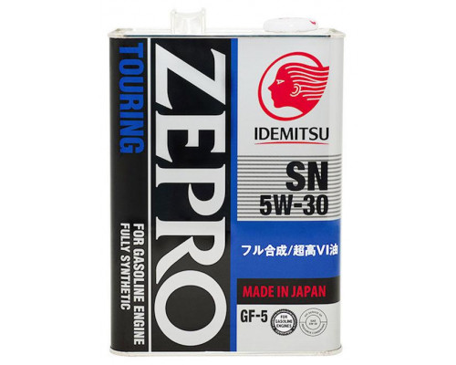 IDEMITSU ZEPRO TOURING 5W-30 SN/GF-5 4л. Масло моторное.