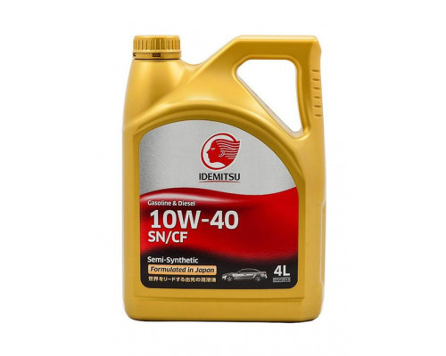 IDEMITSU 10W-40 SN/CF S-S 4л. Масло моторное.