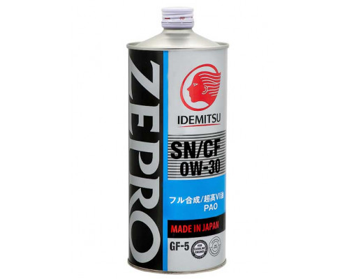 IDEMITSU ZEPRO TOURING PRO 0W-30 SN/CF 1л. Масло моторное.