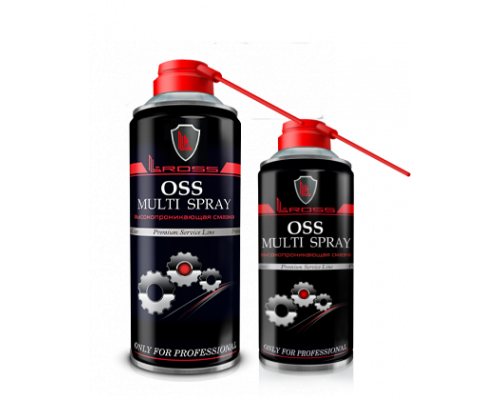 L-Ross OSS MULTI SPRAY Высоко проникающая смазка OSS 505мл.(400мл.) аэрозоль