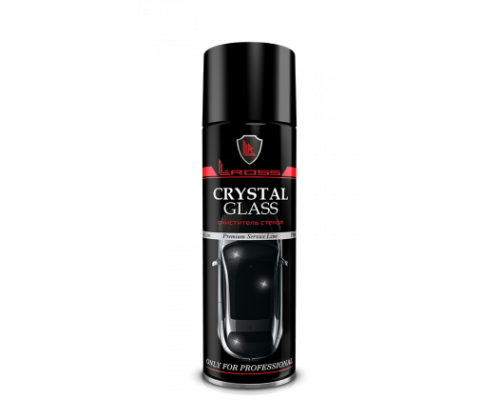 L-Ross CRYSTAL GLASS Очиститель стекол, пенный 650мл.(500мл.) аэрозоль