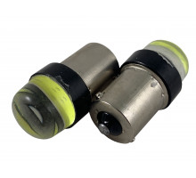 Автолампа светодиодная 1156 12V СОВ диод (P21w) BA15s (1конт), СИЛИКОН, белая (поворот, стоп-сигнал) (НОВИНКА)