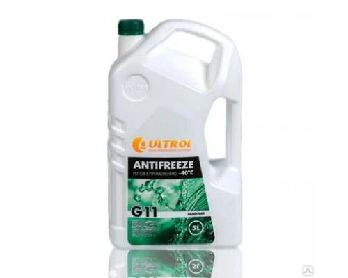 Антифриз ULTROL G11 Зелёный -40С 5 л.