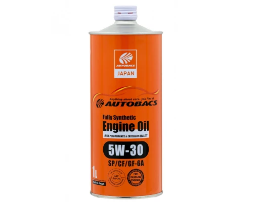 AUTOBACS ENGINE OIL Fully Synthetic  5W-30 SP/CF/GF-6A Масло моторное 1л.