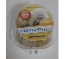 Набор галоген. ламп TRD-LIGHT  (YELLOW DIAMOND 3000K) H4 12V 60/55W комп. 2шт.